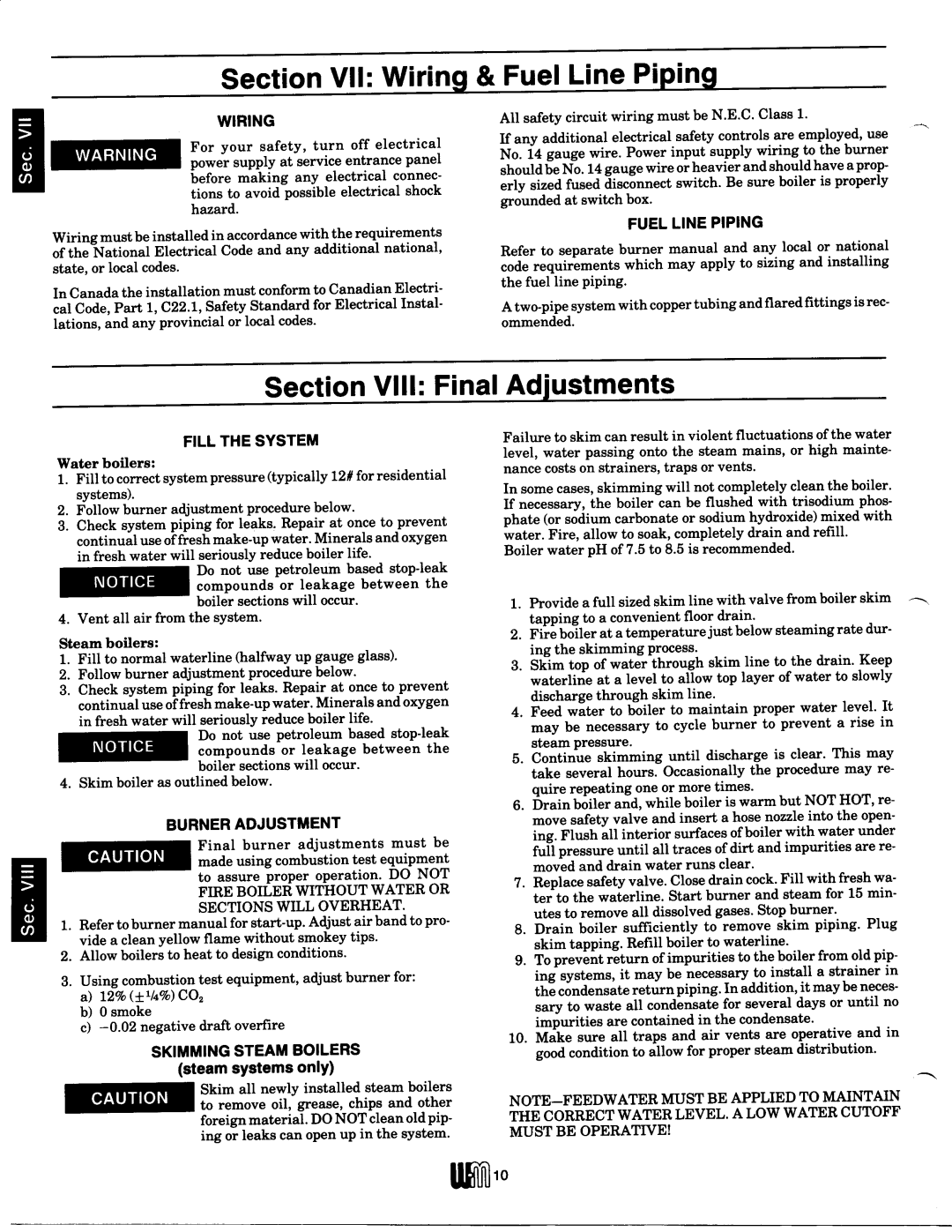 Weil-McLain B-66HE, P-66HE, A-66E manual 