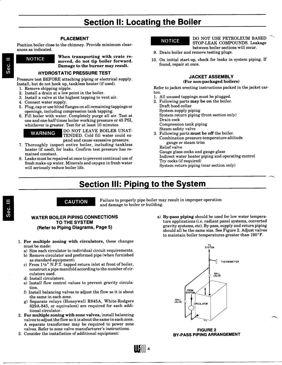 Weil-McLain B-66HE, P-66HE, A-66E manual 