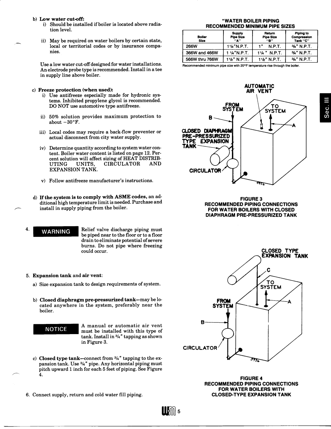 Weil-McLain A-66E, P-66HE, B-66HE manual 