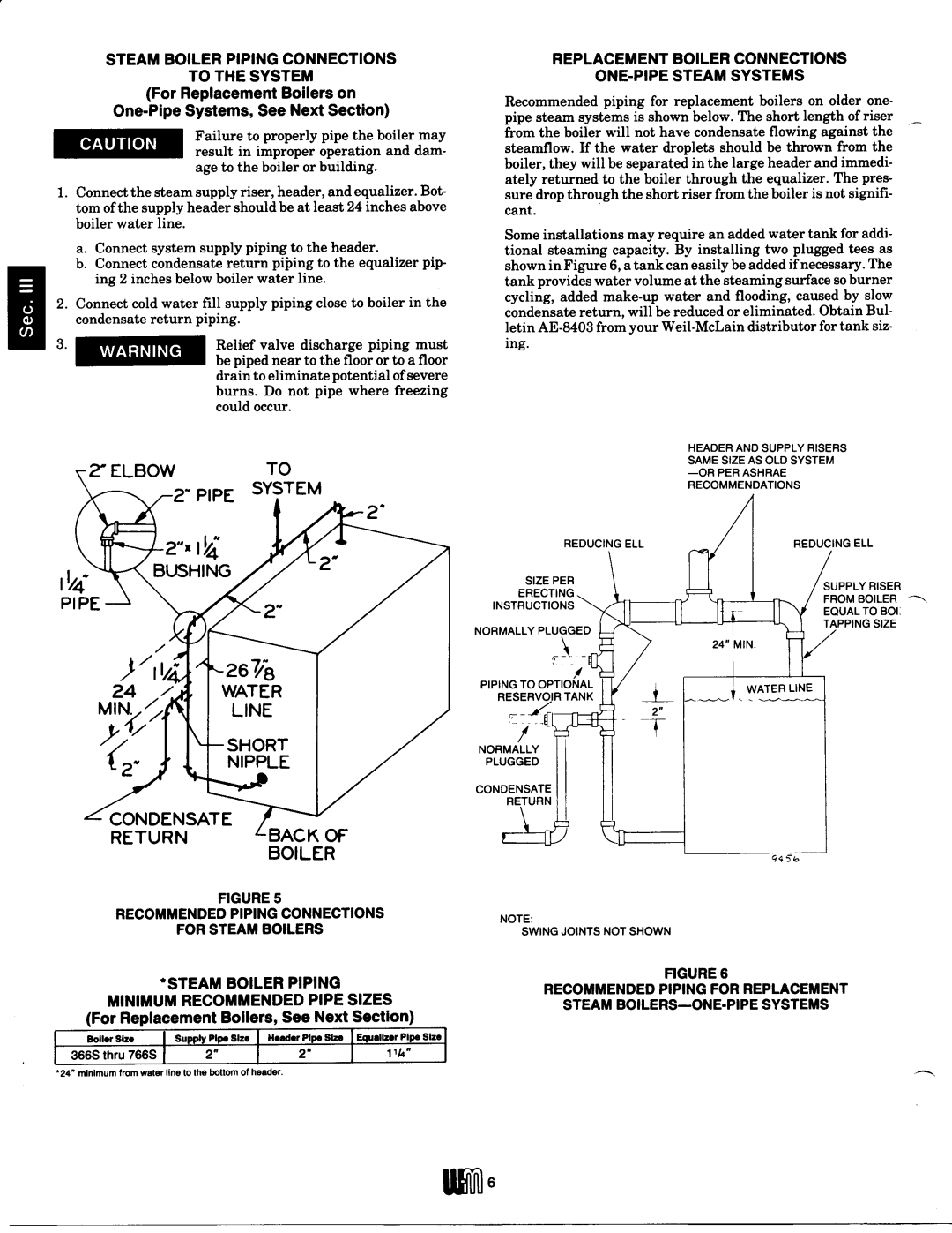 Weil-McLain P-66HE, B-66HE, A-66E manual 