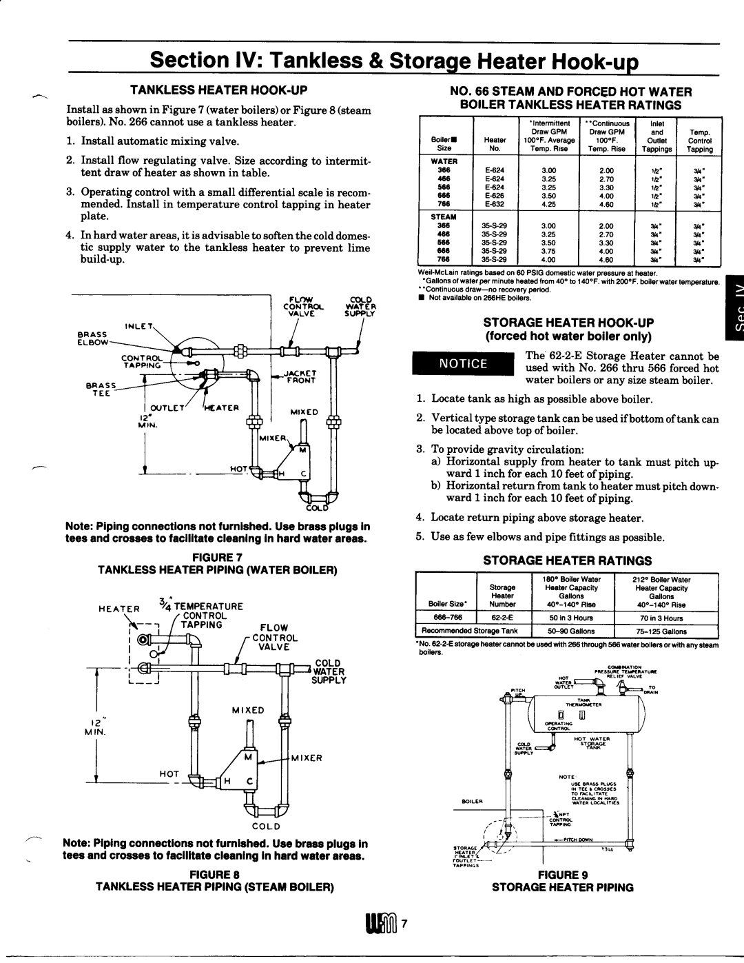 Weil-McLain B-66HE, P-66HE, A-66E manual 