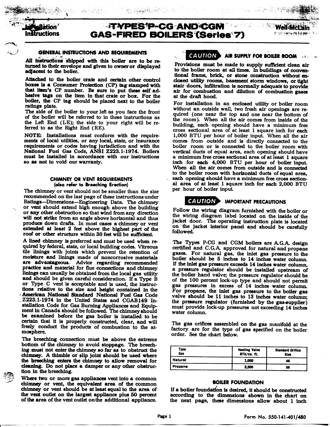 Weil-McLain CGM (Series 7), PCG (Series 7) manual 