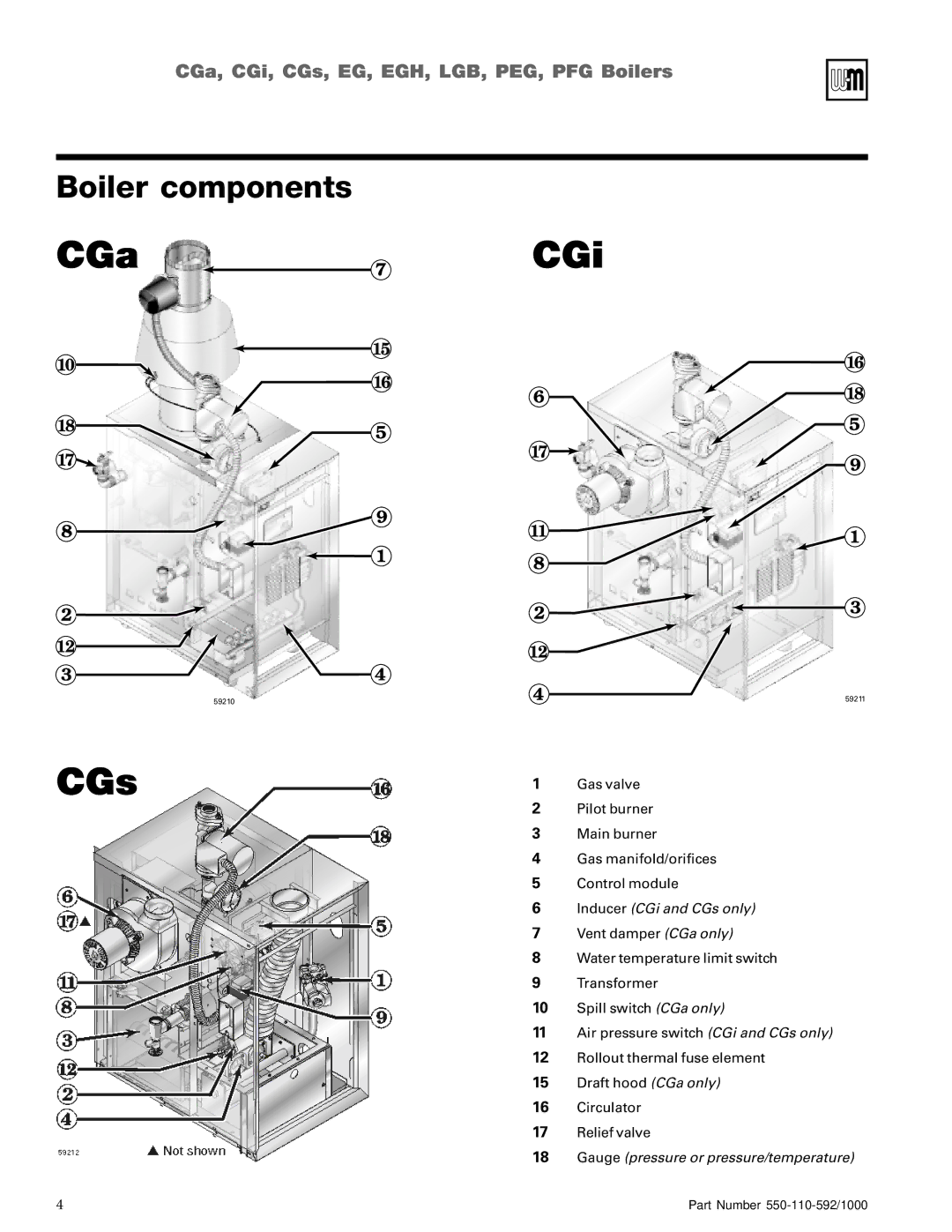 Weil-McLain LGB, PFG, PEG, CGs, EGH manual CGi 