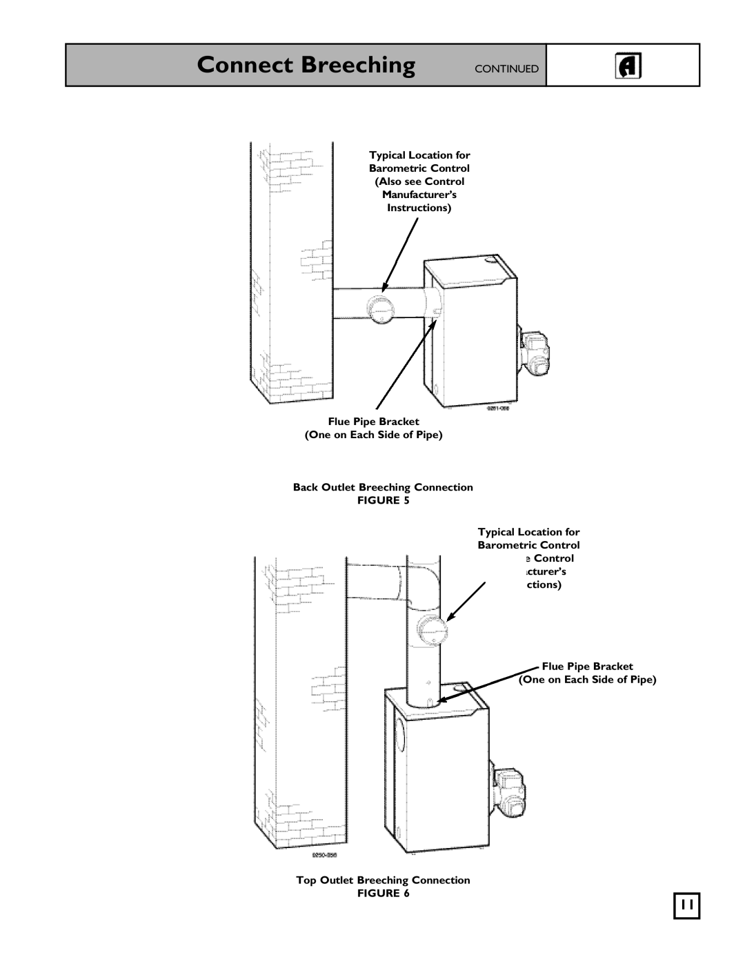 Weil-McLain SGO-W SERIES 3 OIL-FIRED NATURAL DRAFT WATER BOILER, 550-141-827/1201 manual Connect Breeching 