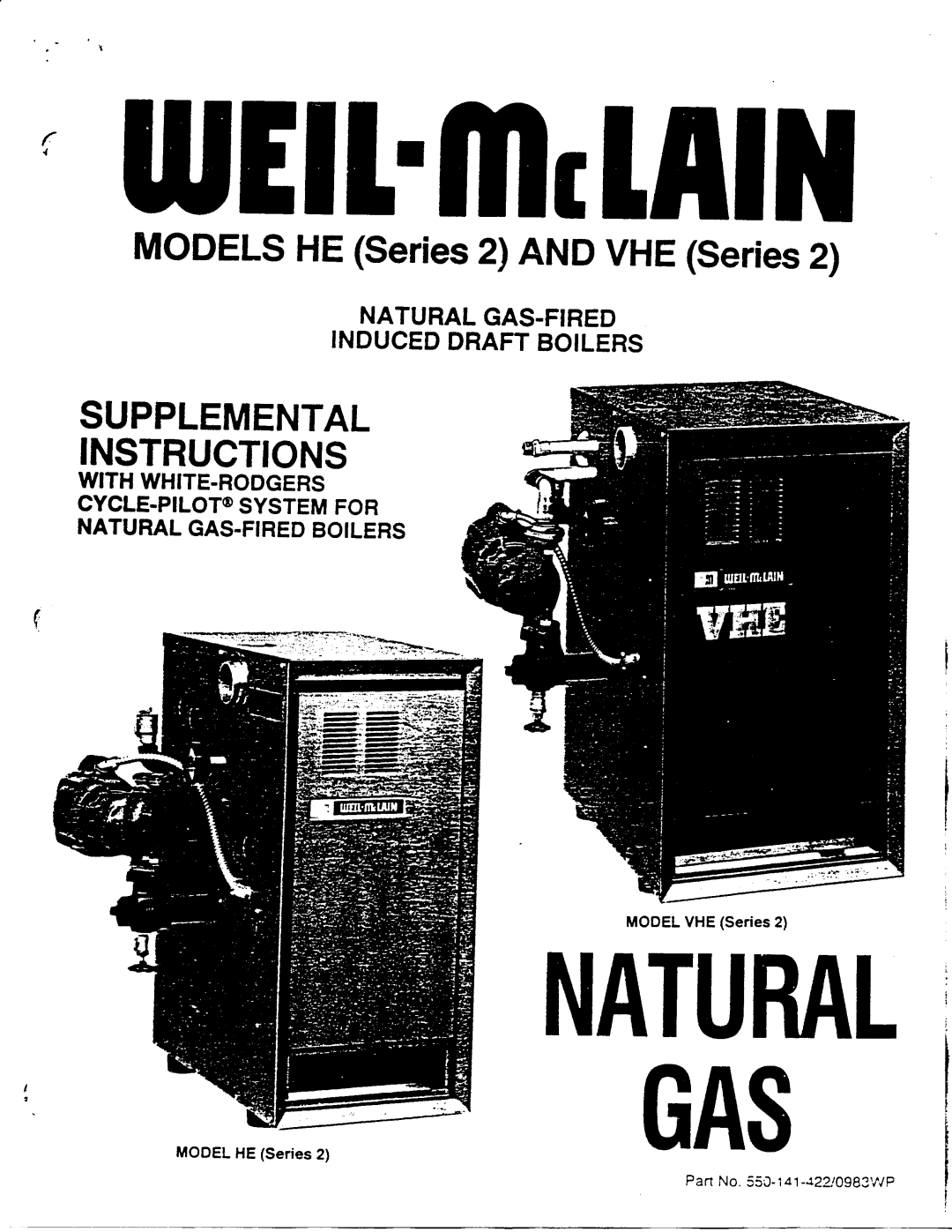 Weil-McLain VHE (Series 2) manual 