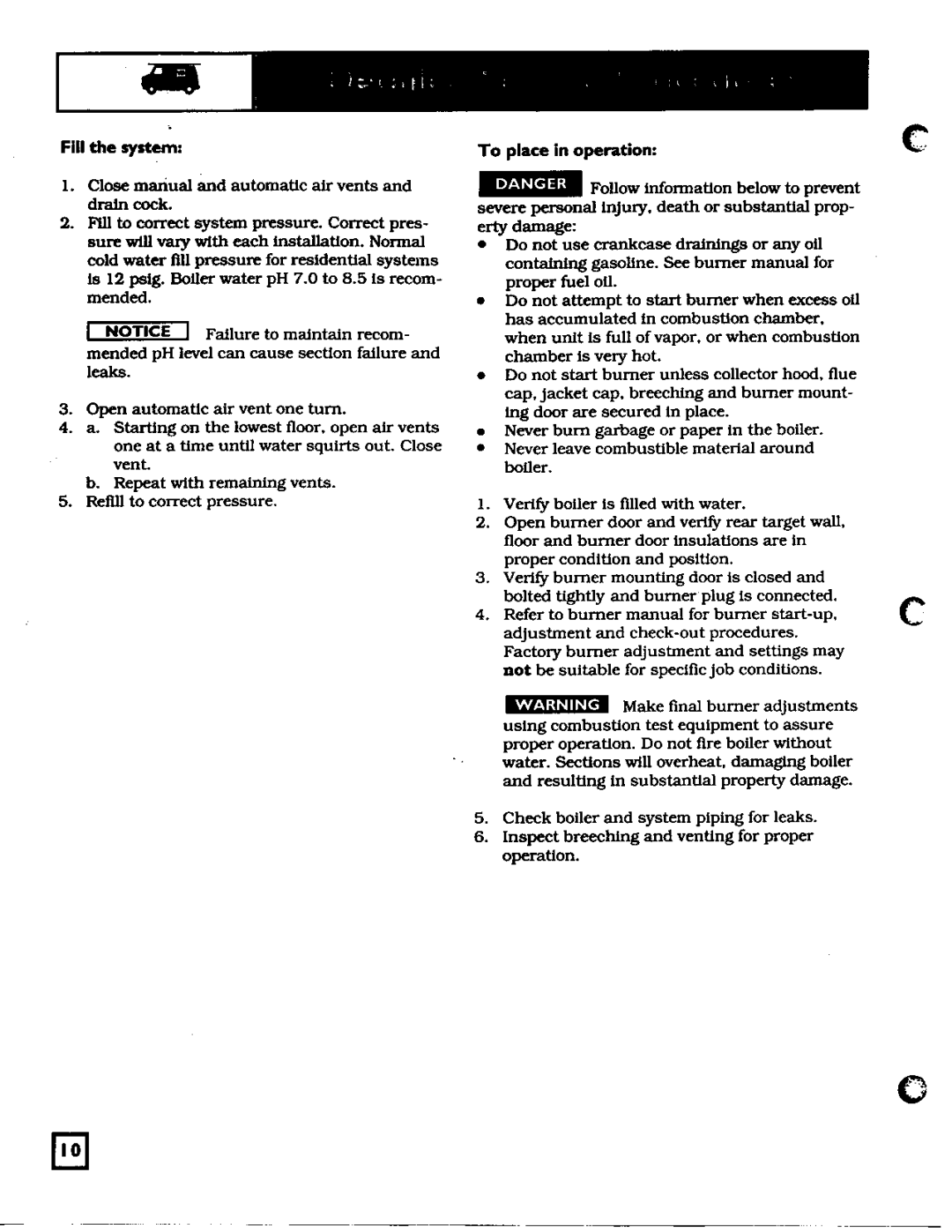 Weil-McLain WTGO, SGO-W manual 