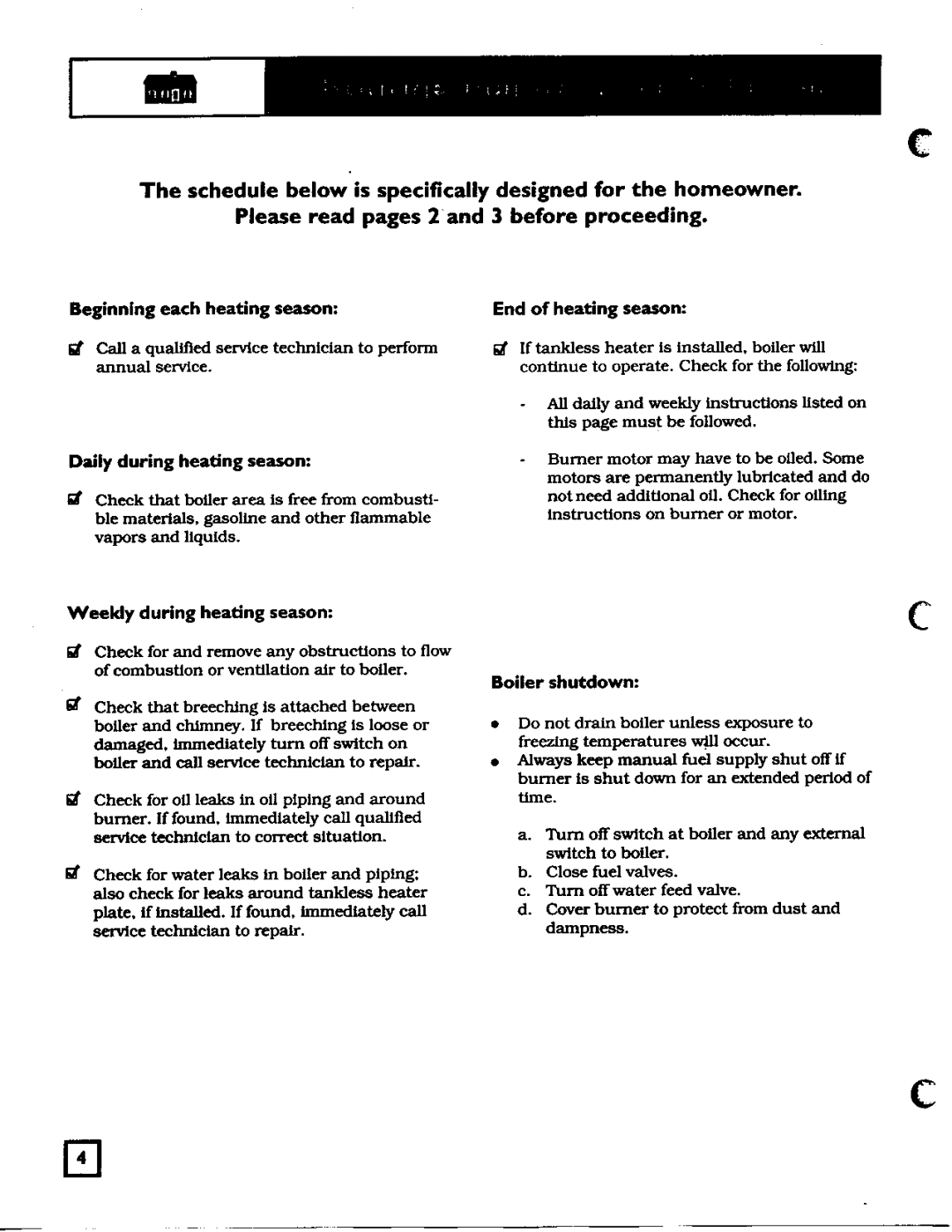 Weil-McLain WTGO, SGO-W manual 