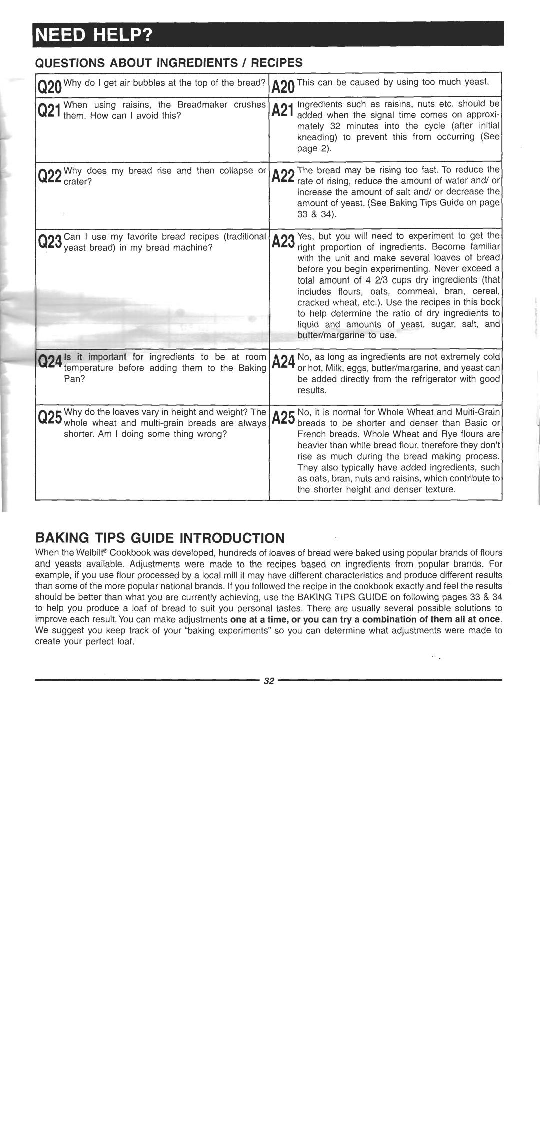 Welbilt ABM 4900 manual 