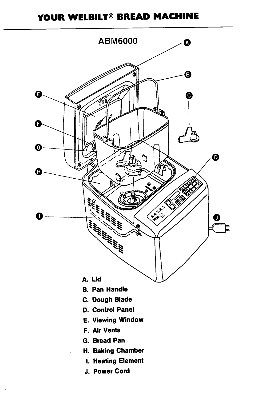 Welbilt ABM6000 manual 