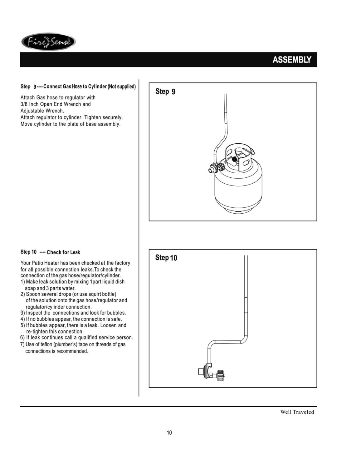 Well Traveled Living 55006, 11201, 02109 manual 