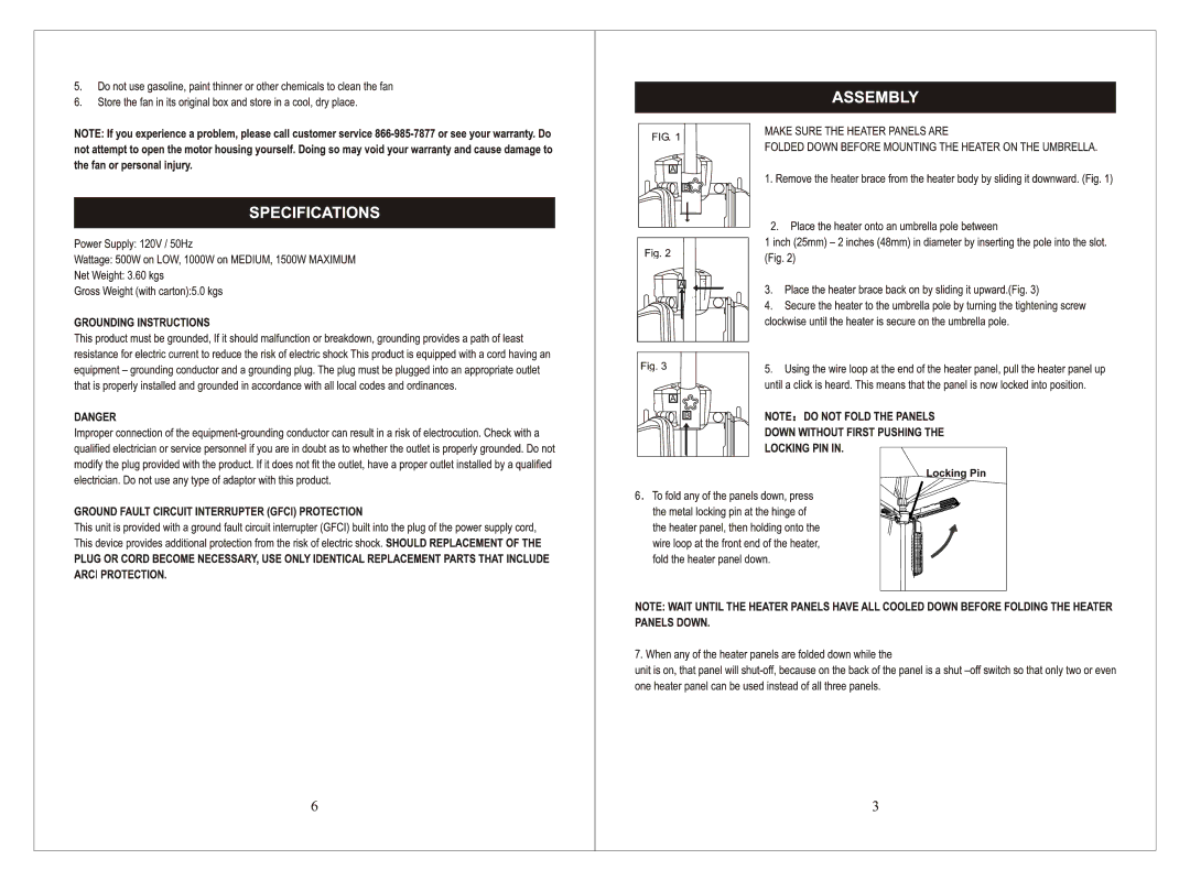 Well Traveled Living 60404 manual 