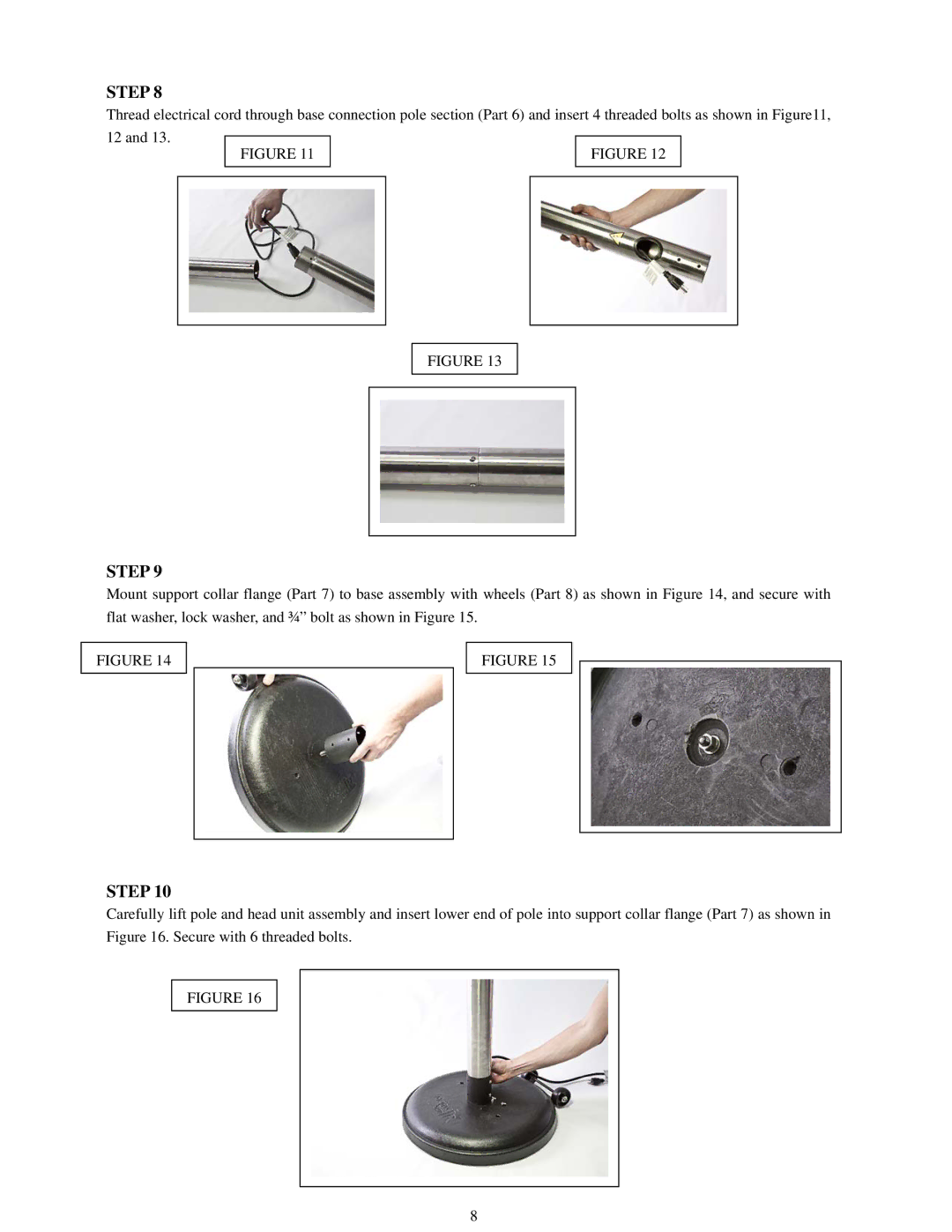 Well Traveled Living 02678, 60694, 02117 owner manual Step 