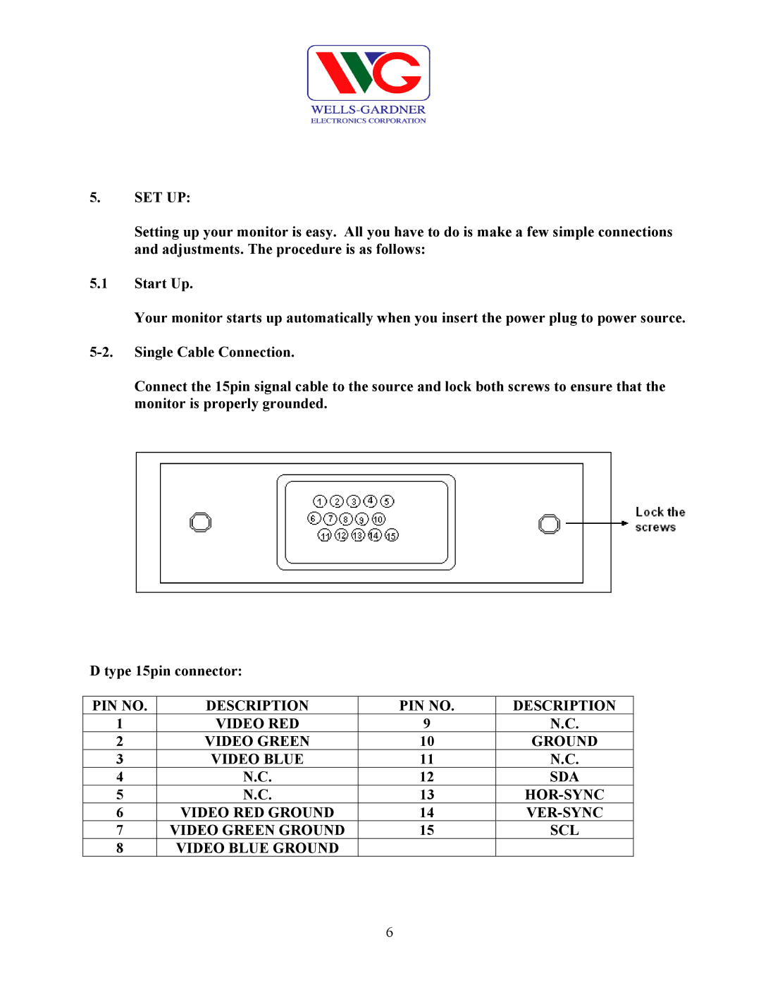 Wells-Gardner D9100 service manual 