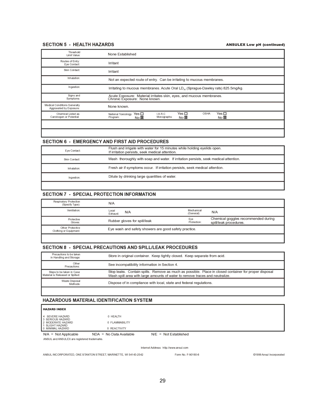 Wells WV-FGRW operation manual Health Hazards 