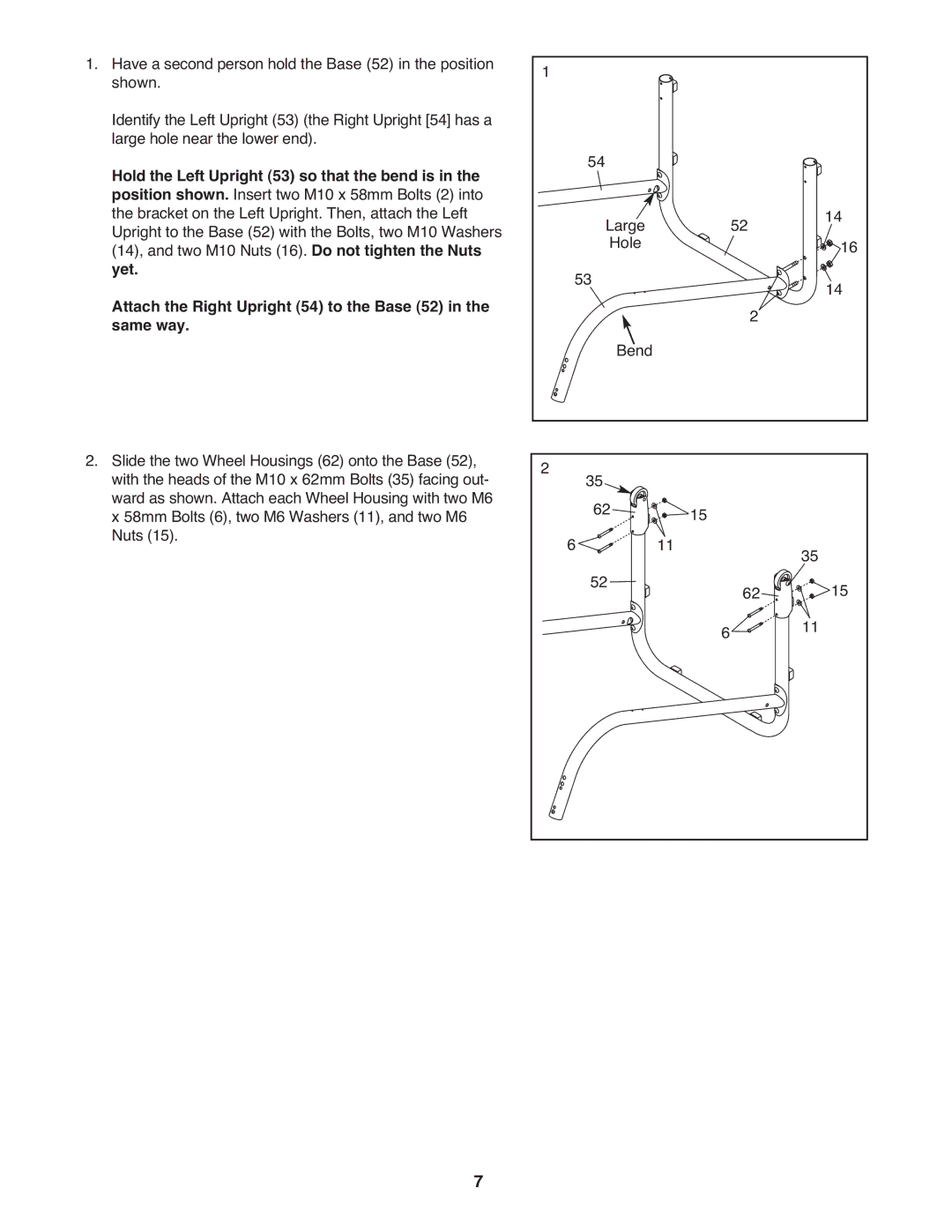 Weslo 30863 user manual 