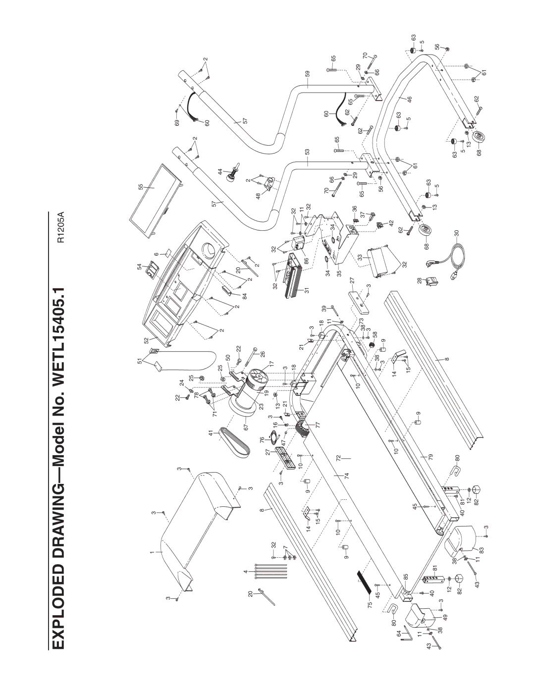 Weslo 400 user manual R1205A 