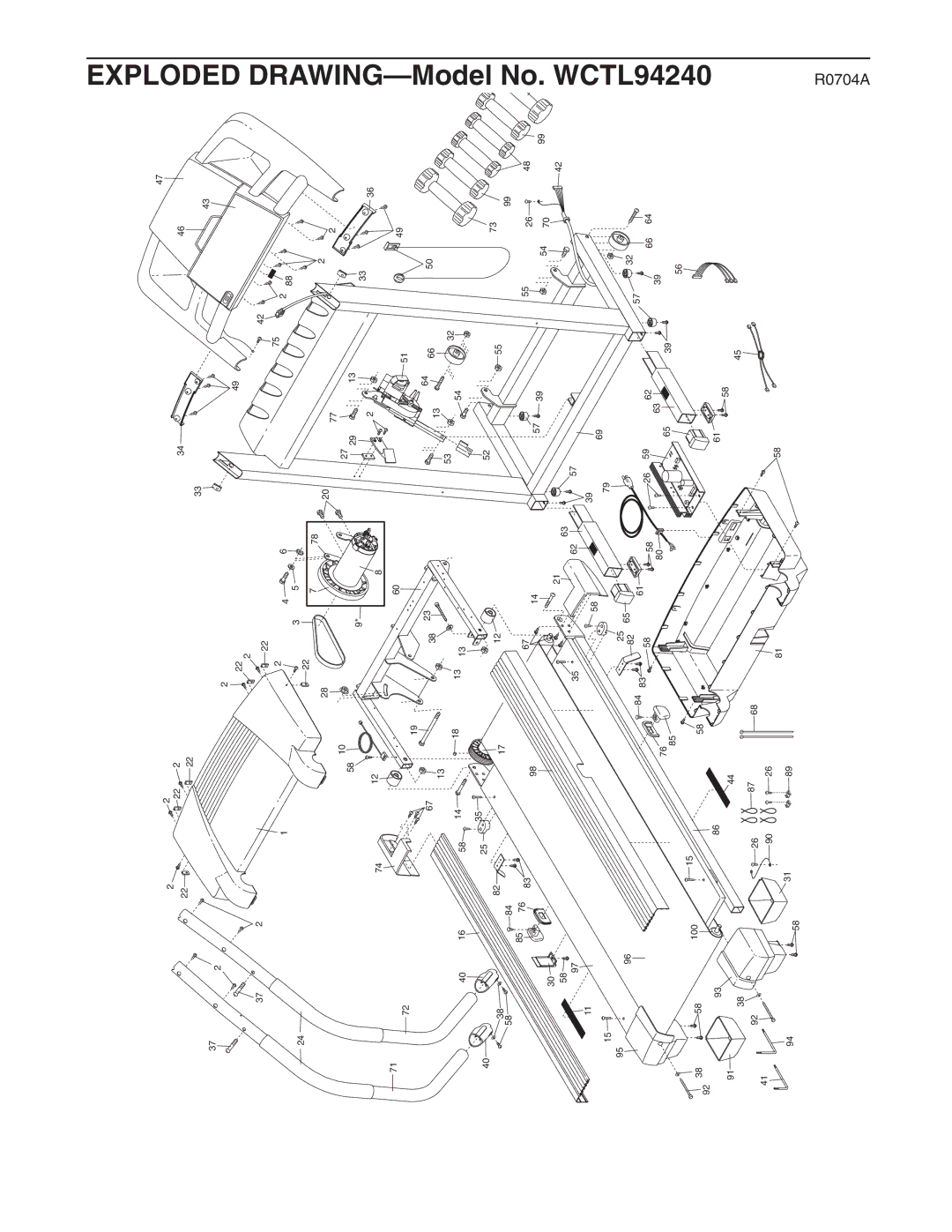 Weslo 505S user manual R0704A 