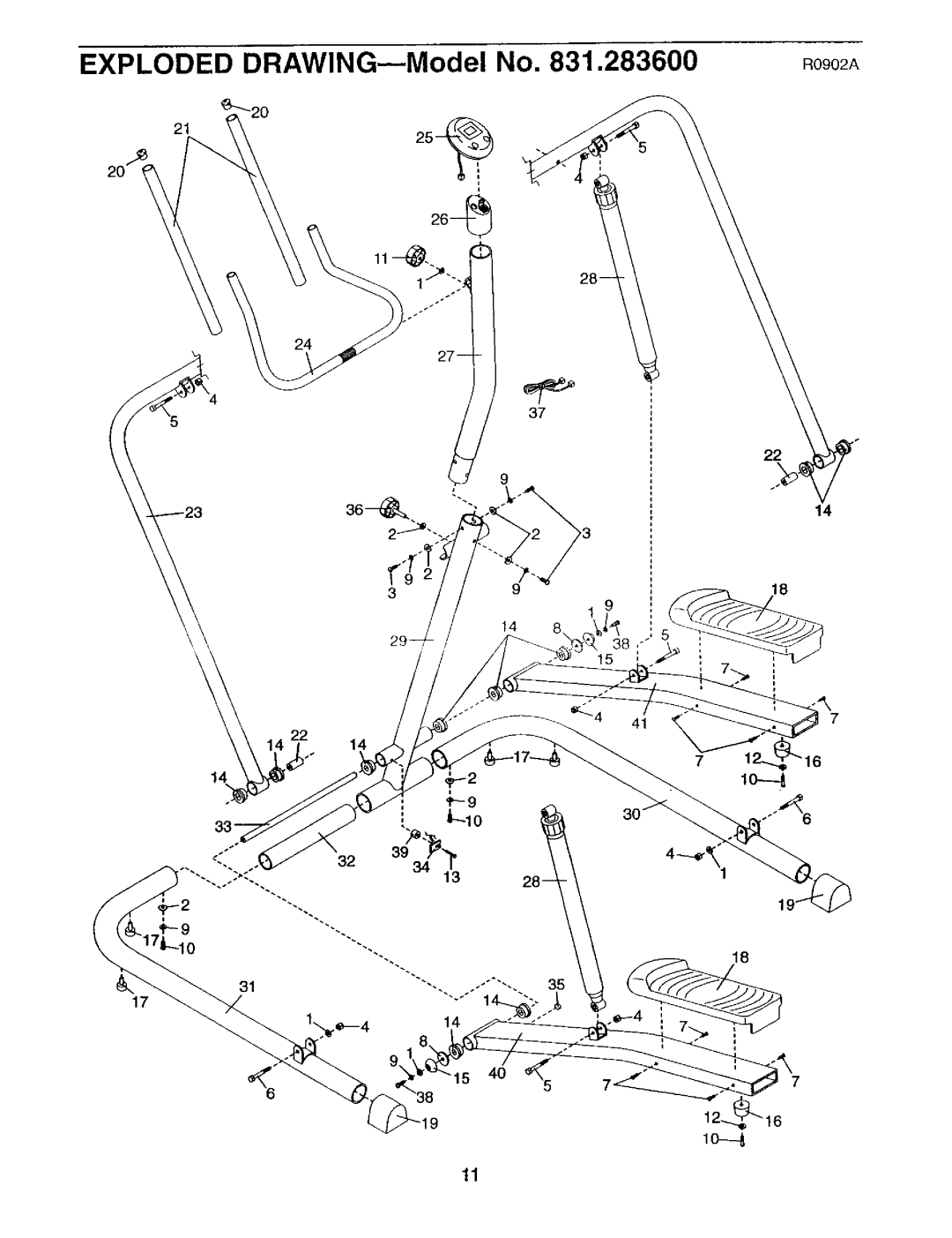 Weslo 831.2836 user manual R0OO2A 