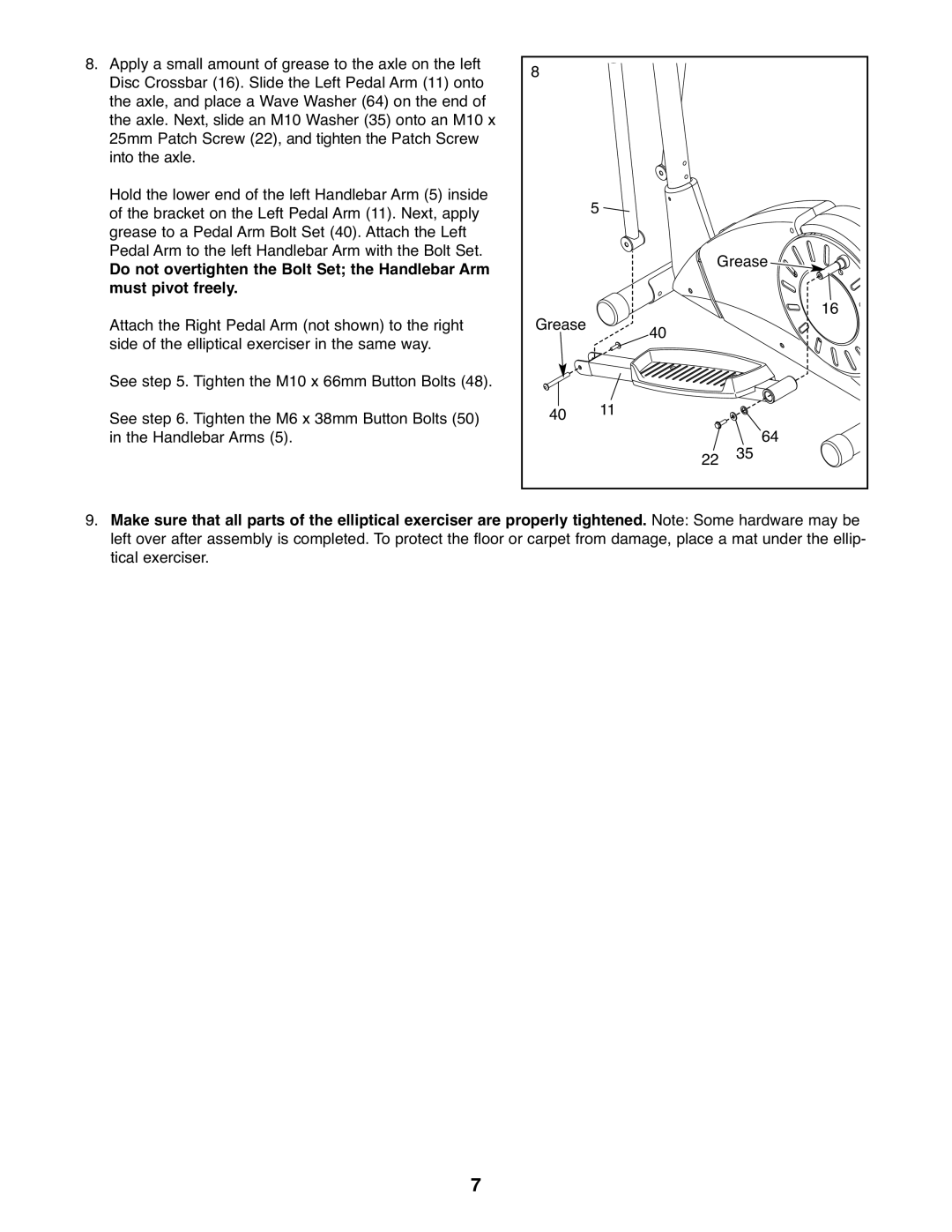 Weslo 831.28540.0 user manual 