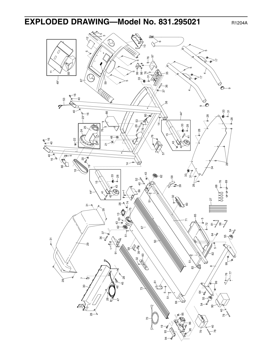 Weslo 831.295021 user manual 