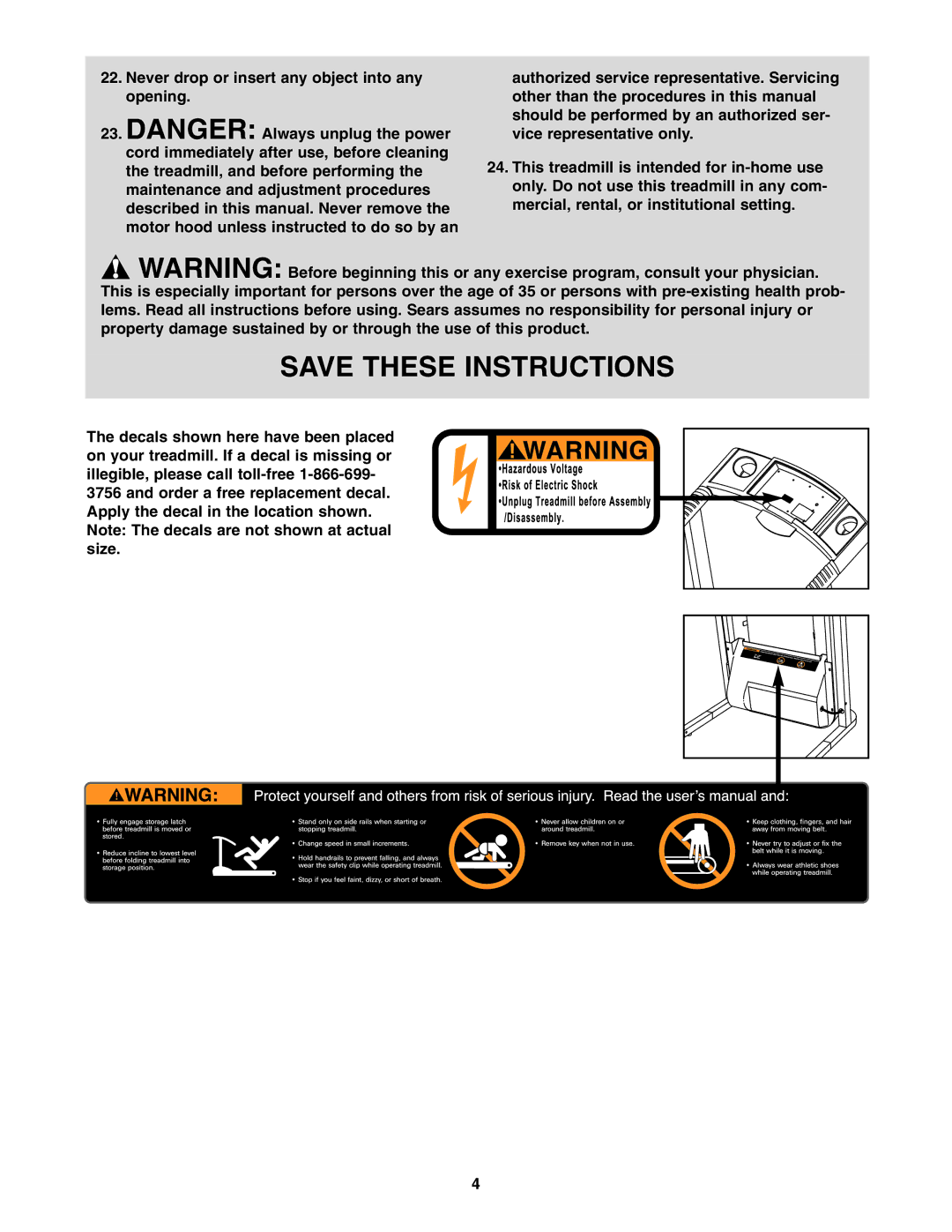 Weslo 831.29522.0 user manual 