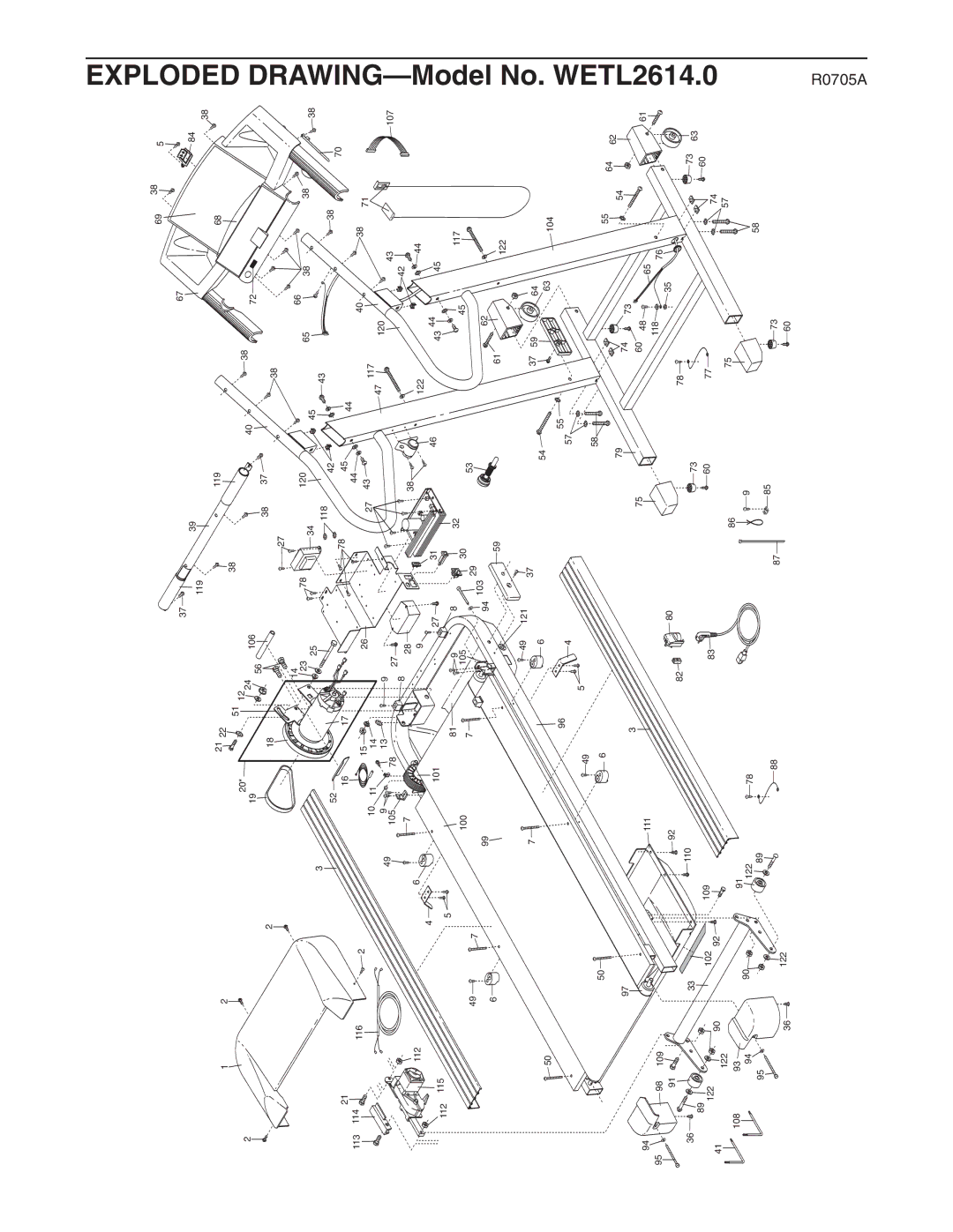 Weslo 85 user manual WETL2614 