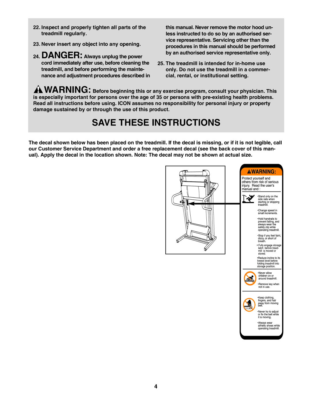 Weslo 900 user manual 