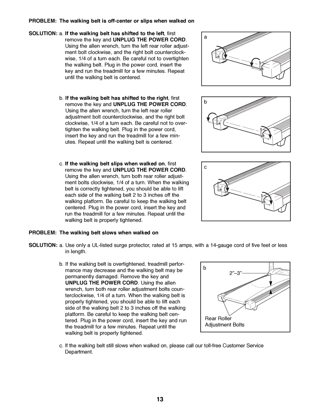 Weslo 925 user manual 2ÓÐ3Ó 