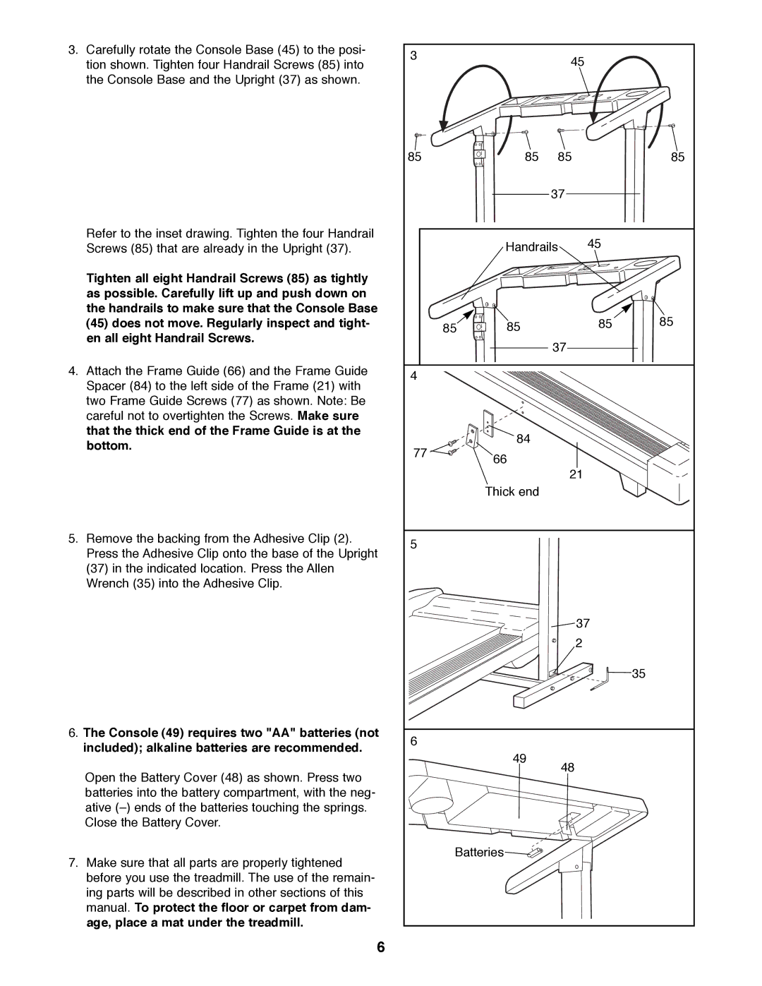 Weslo 925 user manual 