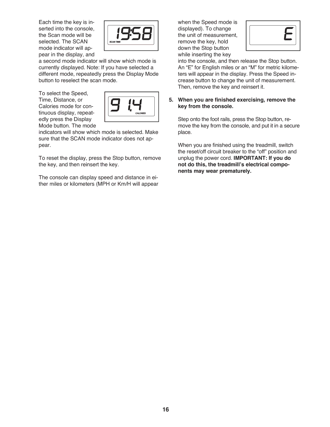 Weslo CT58 user manual 