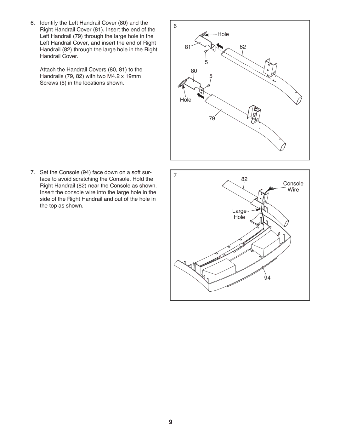 Weslo CT58 user manual 