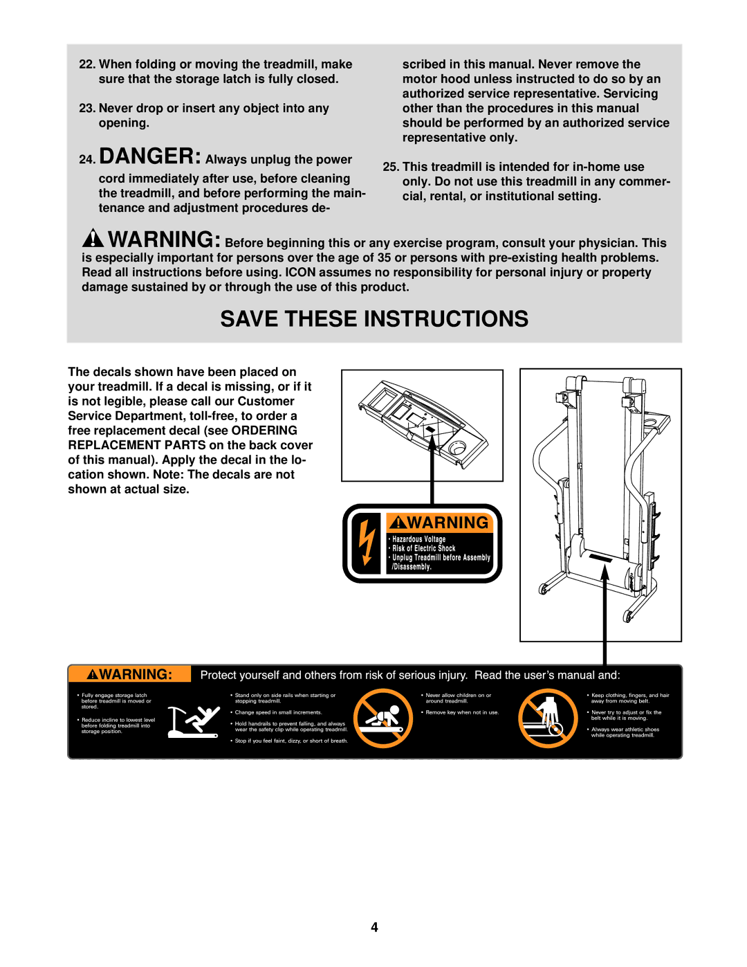 Weslo DS10 user manual 