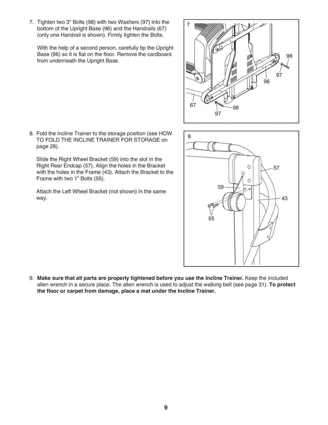 Weslo IMTL 15905.0 user manual 