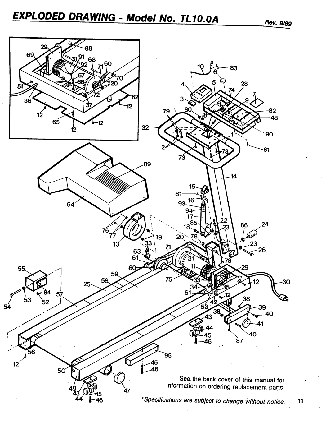 Weslo PFT80 manual 