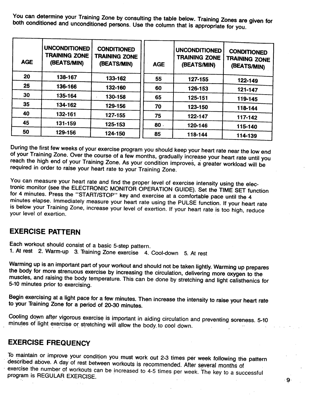 Weslo PFT80 manual 