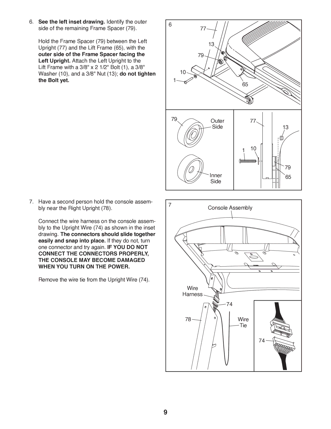 Weslo R 7.2 user manual 