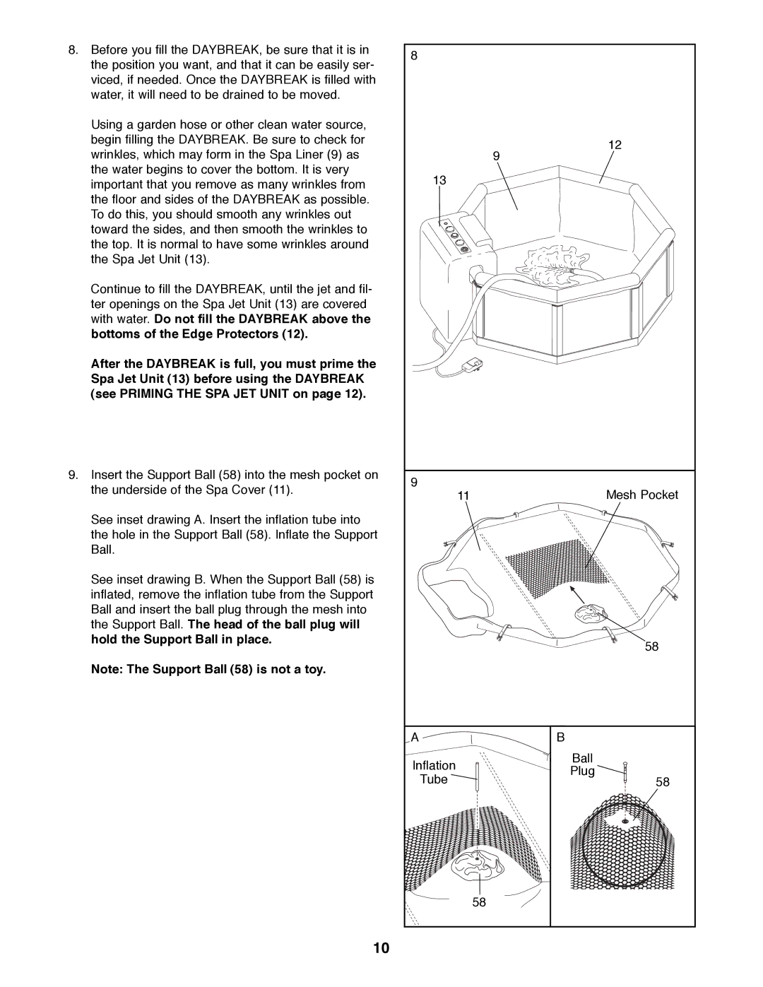 Weslo SPRW52464 user manual 