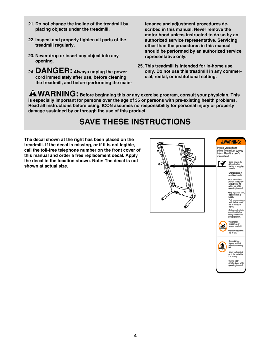 Weslo WATL13906.0 user manual 