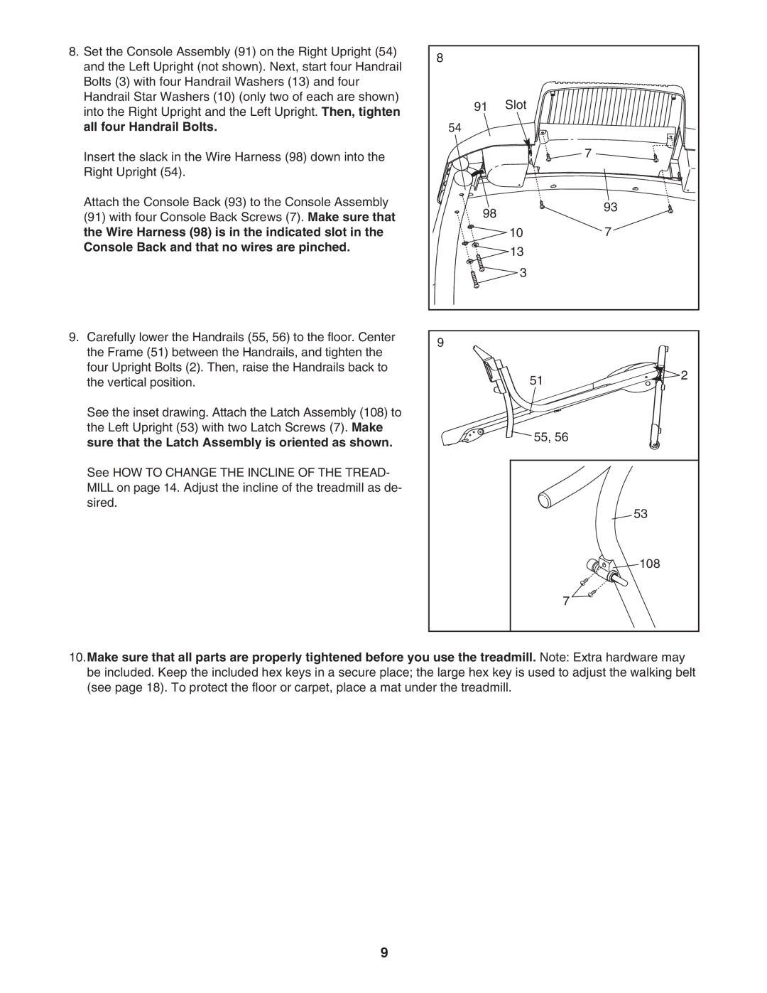 Weslo WATL13906.0 user manual 