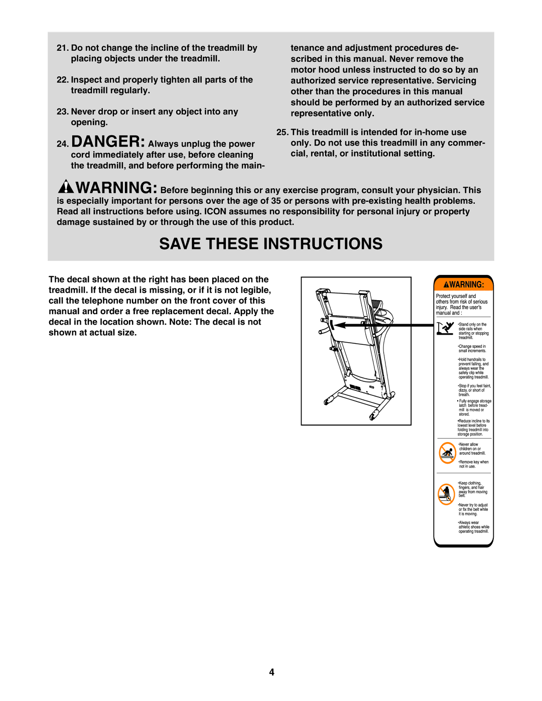 Weslo WATL14906.0 user manual 