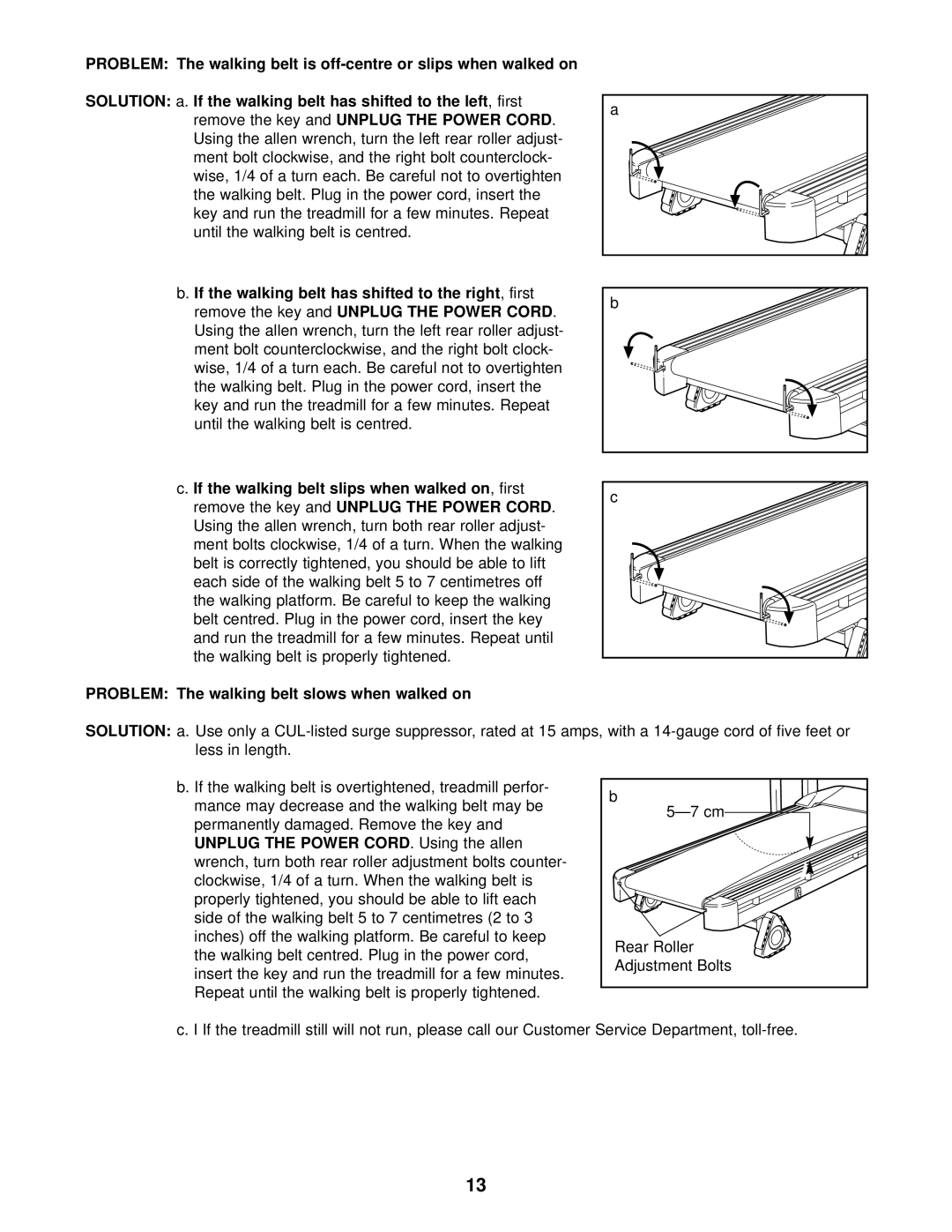 Weslo WCTL26080 user manual 