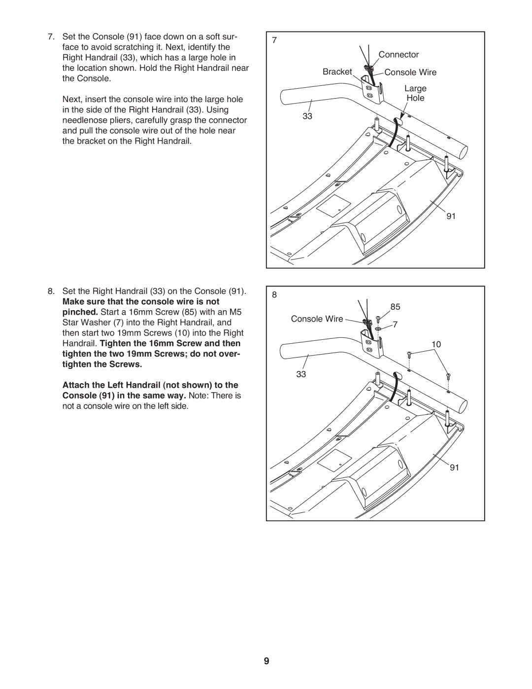 Weslo WCTL29509.0 user manual Connector 