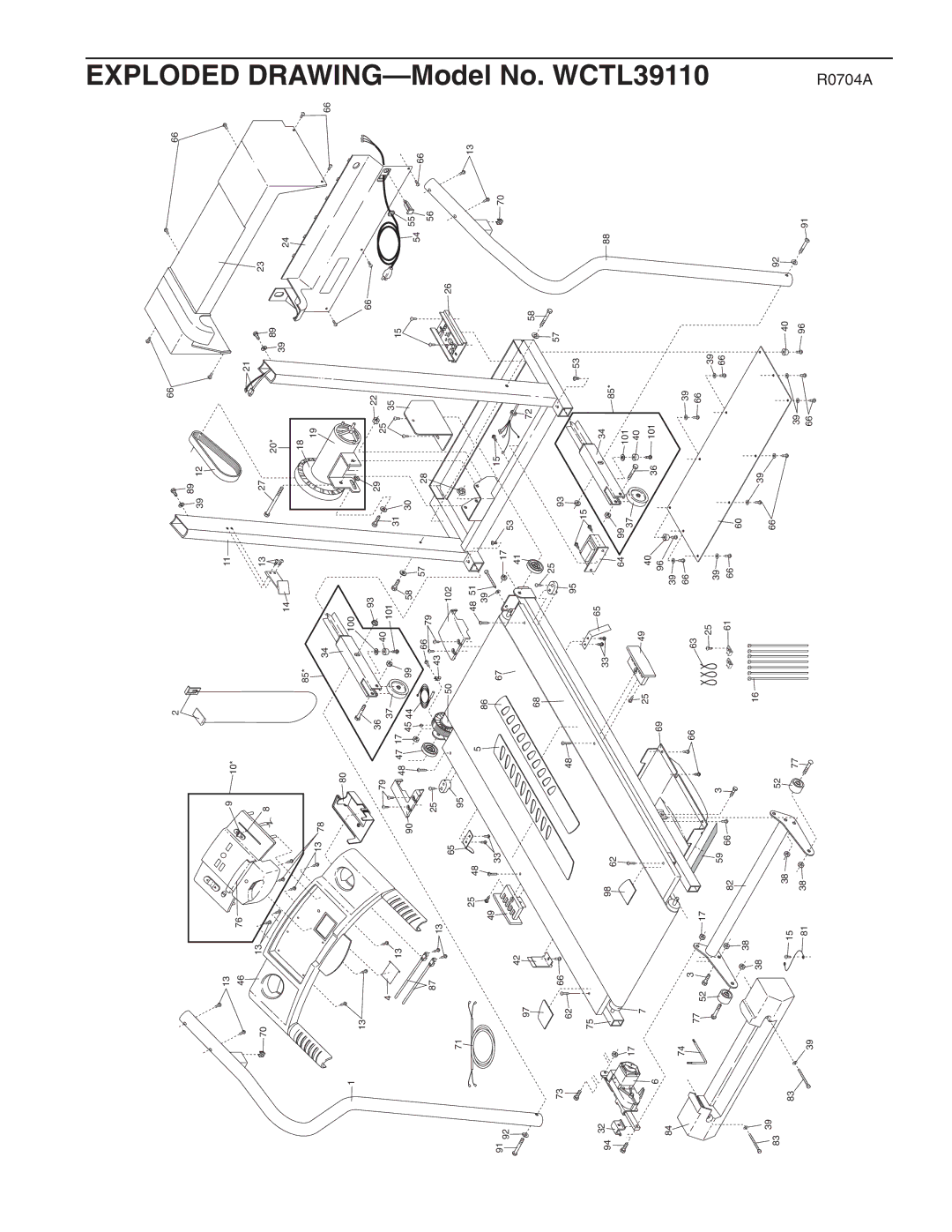 Weslo user manual No. WCTL39110 