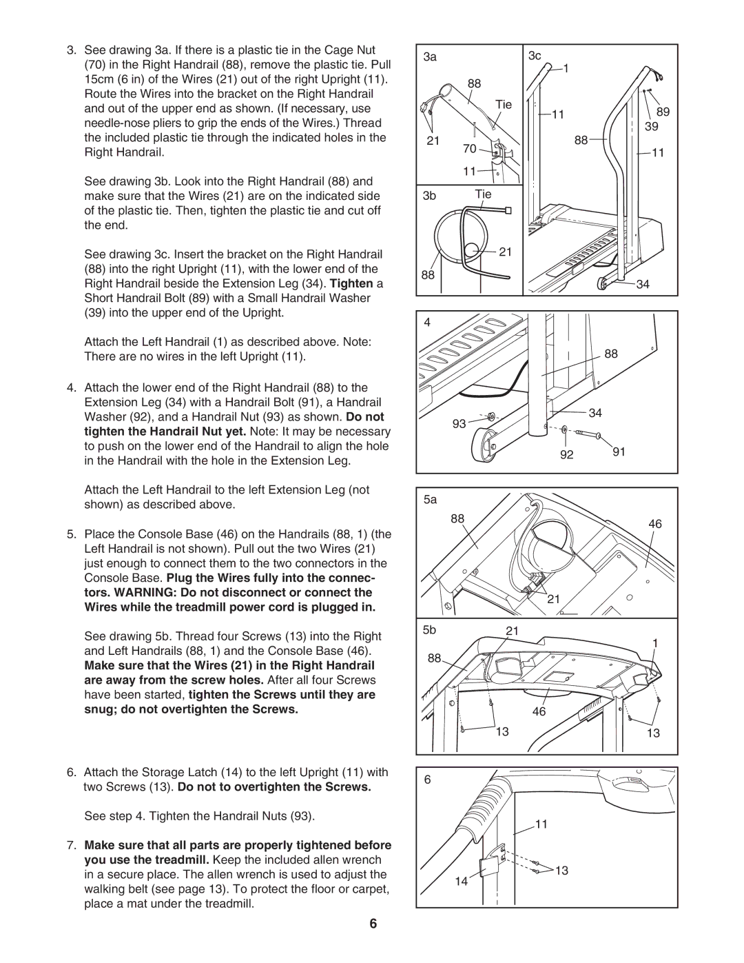 Weslo WCTL39110 user manual Tie 