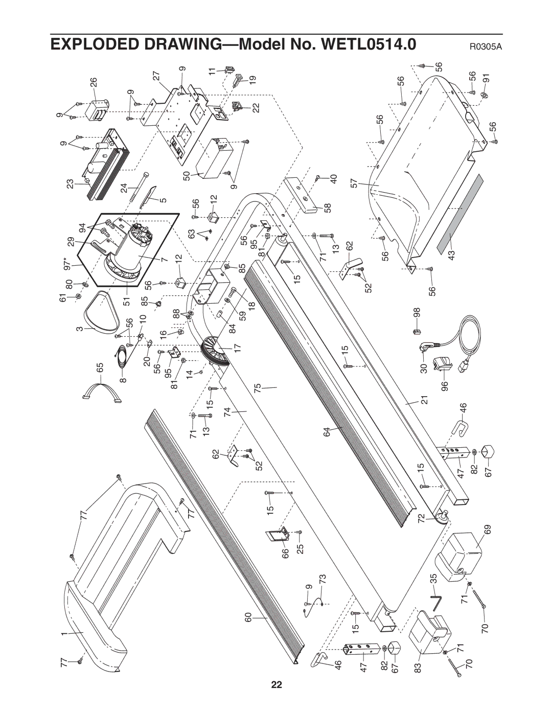 Weslo WETL0514.0 user manual 