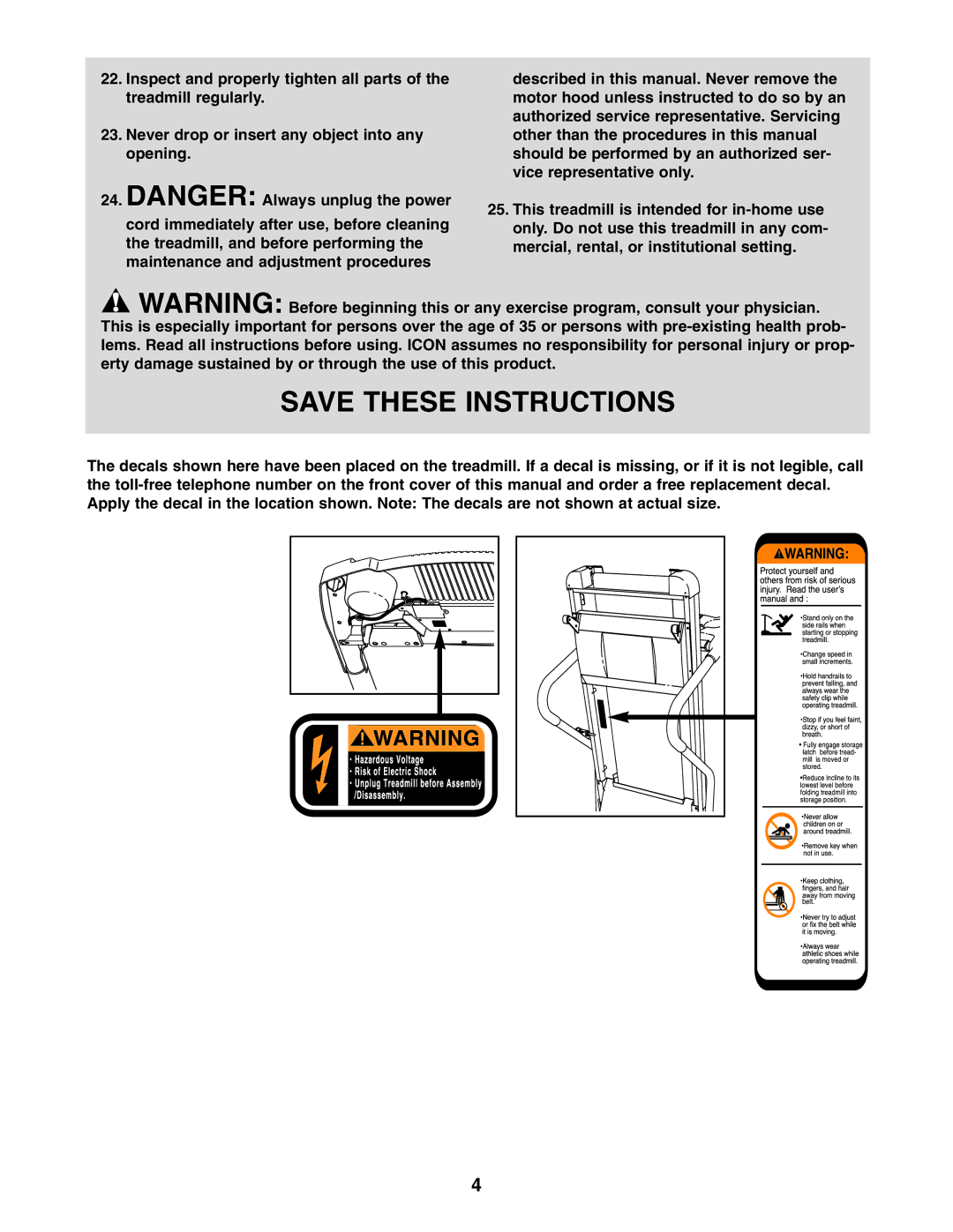 Weslo WETL26805.1 user manual 