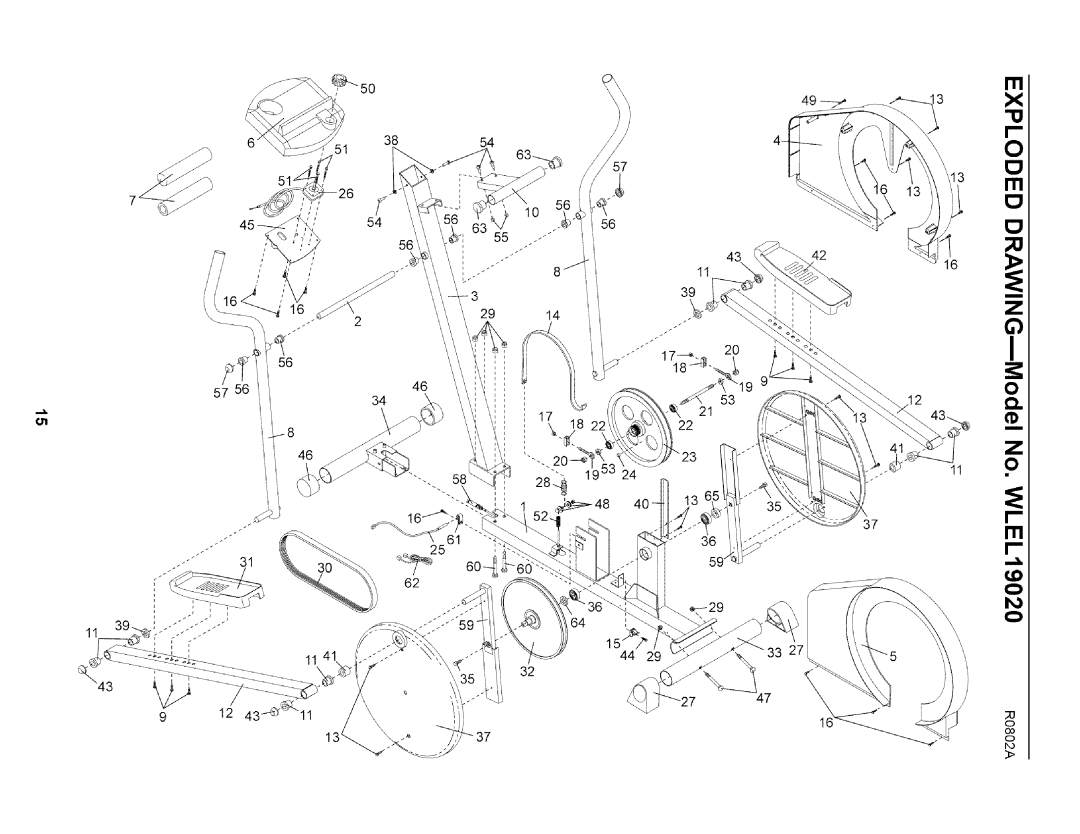 Weslo WLEL19020 user manual 339 