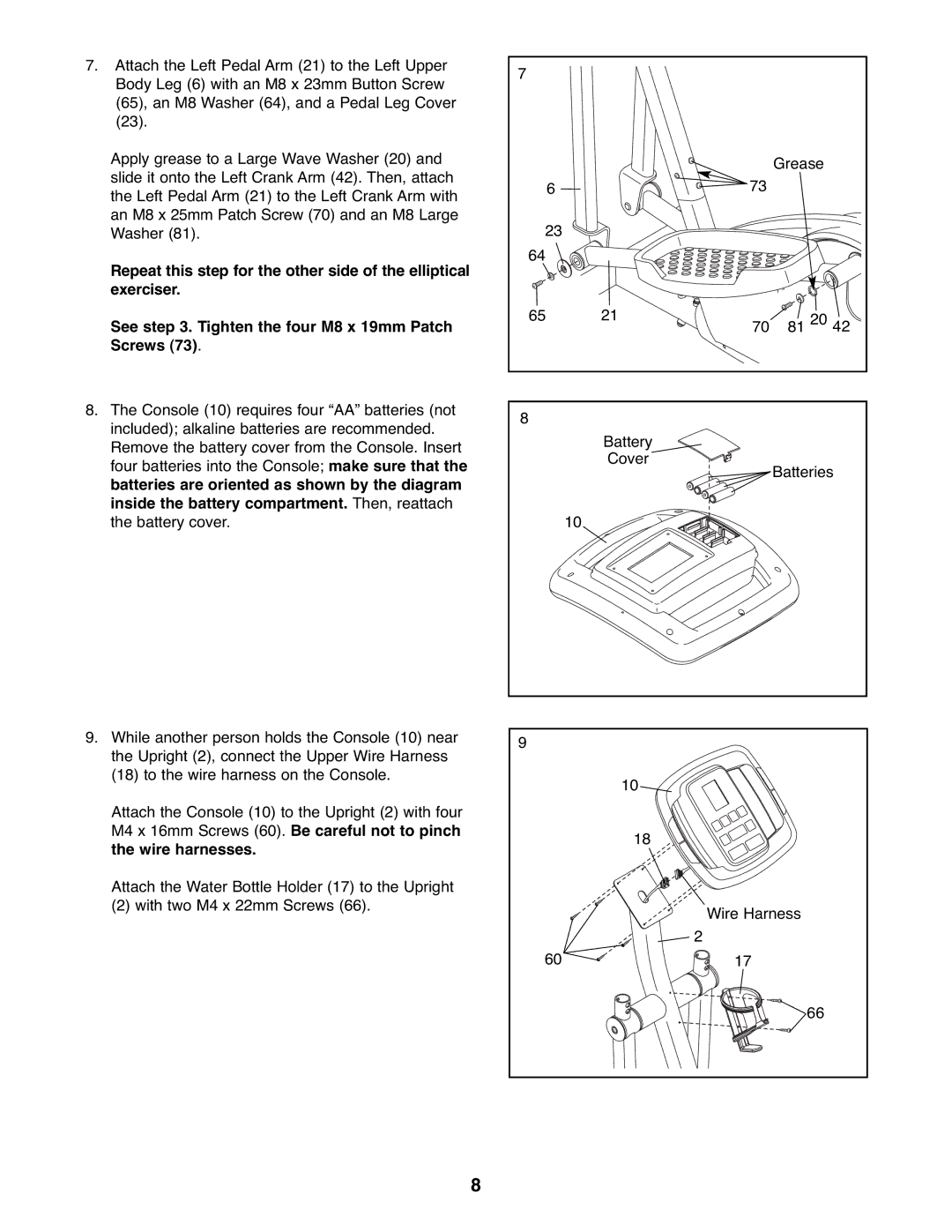 Weslo WLEL2006.0 user manual 