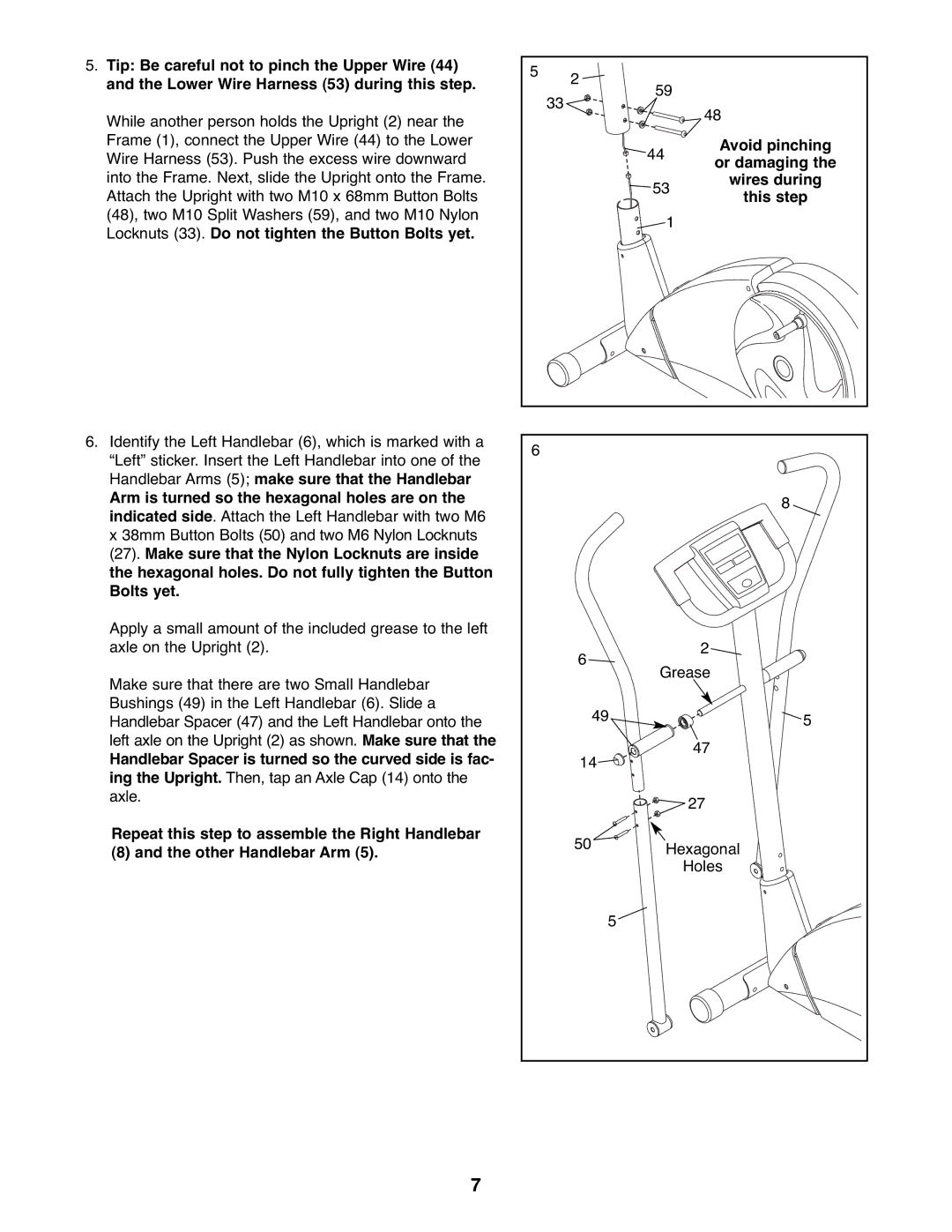 Weslo WLEL71807.0 user manual Grease 