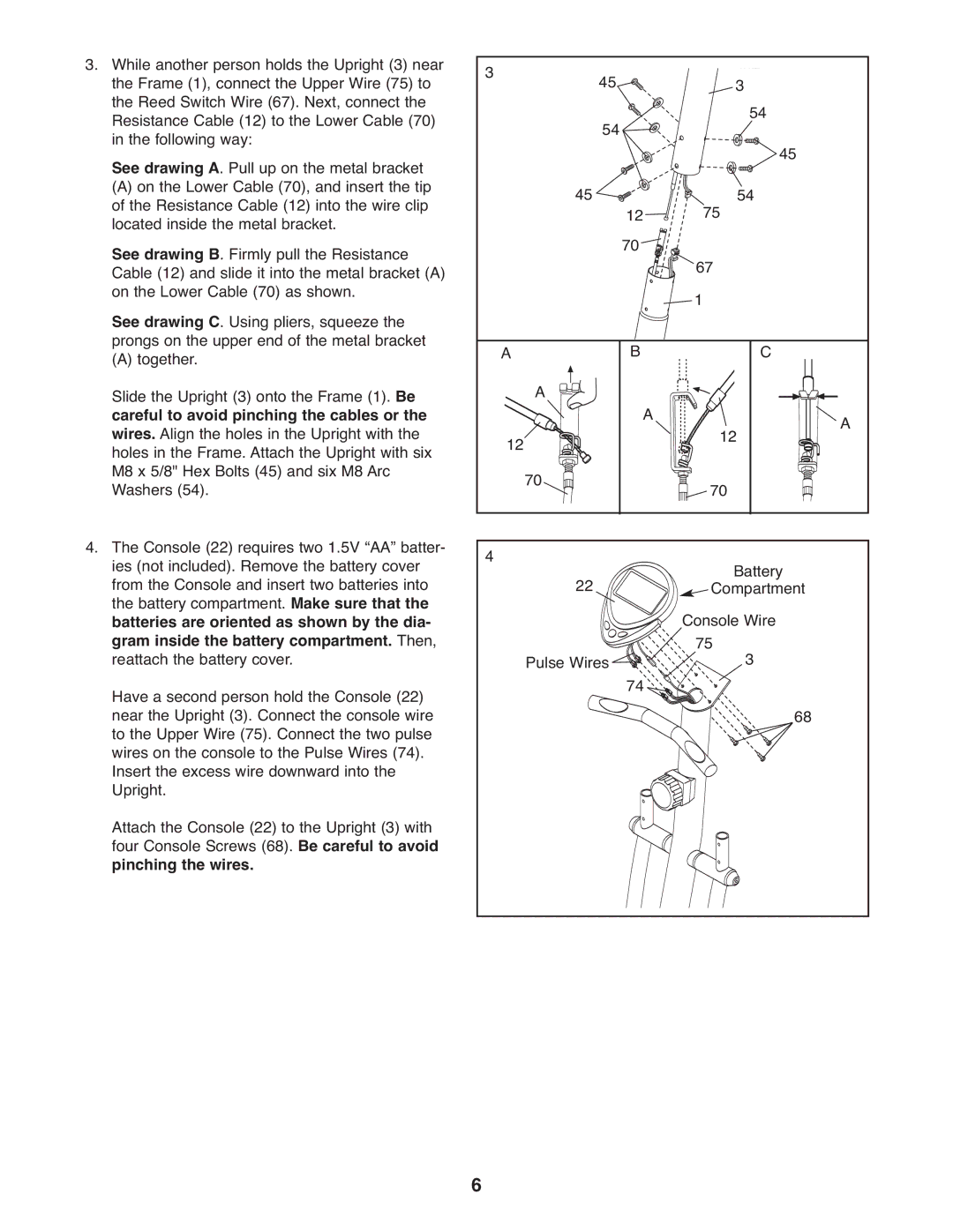 Weslo WLEL7397.1 user manual 